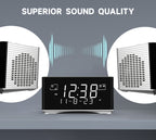Reloj despertador con radio DAB y FM, puerto de carga USB, altavoz estéreo Bluetooth, conector para auriculares, alarma dual, función de repetición, pantalla LCD regulable iTOMA 3501D