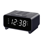 Clock Radio with AM/FM Radio, Dual Alarms, Snooze,  Memory Presets, Dimmer, Sleep Timer, 12/24Hr, Digital Clock with Volume Control, Night Light & White LED Display Alarm Clock for Bedroom iTOMA 213